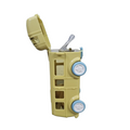 Cute Bus-Shaped Kids Water Bottle with Straw – Leak-Proof Design