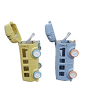 Cute Bus-Shaped Kids Water Bottle with Straw – Leak-Proof Design